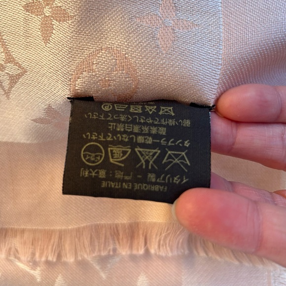 Pink Monogram Scarf/Shawl - Picture 8 of 9